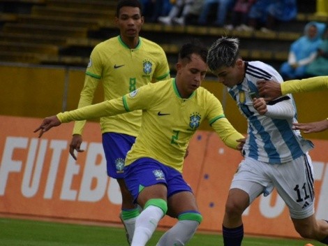 Argentina se despidió del Sudamericano con una derrota frente a Brasil