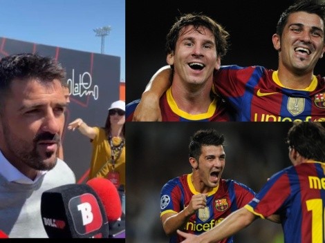 David Villa: “Como todos los culés, deseando que Messi vuelva”