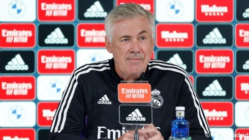 Carlo Ancelotti compareció en la Ciudad Deportiva de Valdebebas.