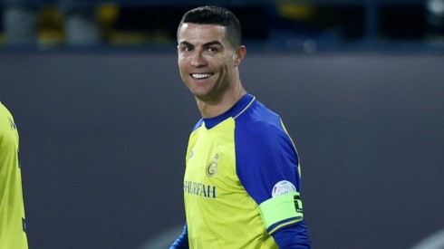 Cristiano Ronaldo se mostró de buen humor en el entrenamiento previo al duelo del Al Nassr con el Al Wahda.