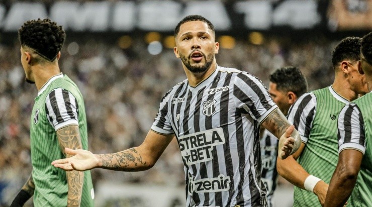 Foto: Lucas Emanuel/AGIF - Vítor Gabriel marcou um dos gols da vitória do Ceará sobre o Sport na partida de ida da decisão da Copa do Nordeste