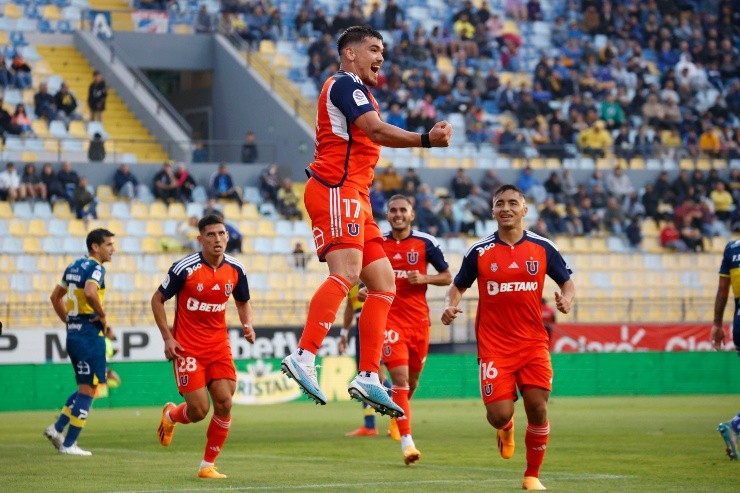 La U venció a Everton como visitante | Foto: Photosport 