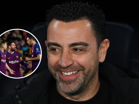 ¿No lo invitaron? La broma de Xavi Hernández sobre la cena compartida entre Messi, Busquets y Jordi Alba