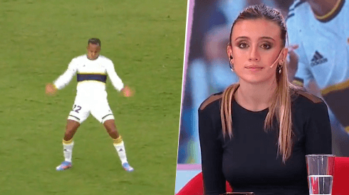 VIDEO | Morena Beltrán destrozó en vivo a Villa por su gesto obsceno en el gol de Boca