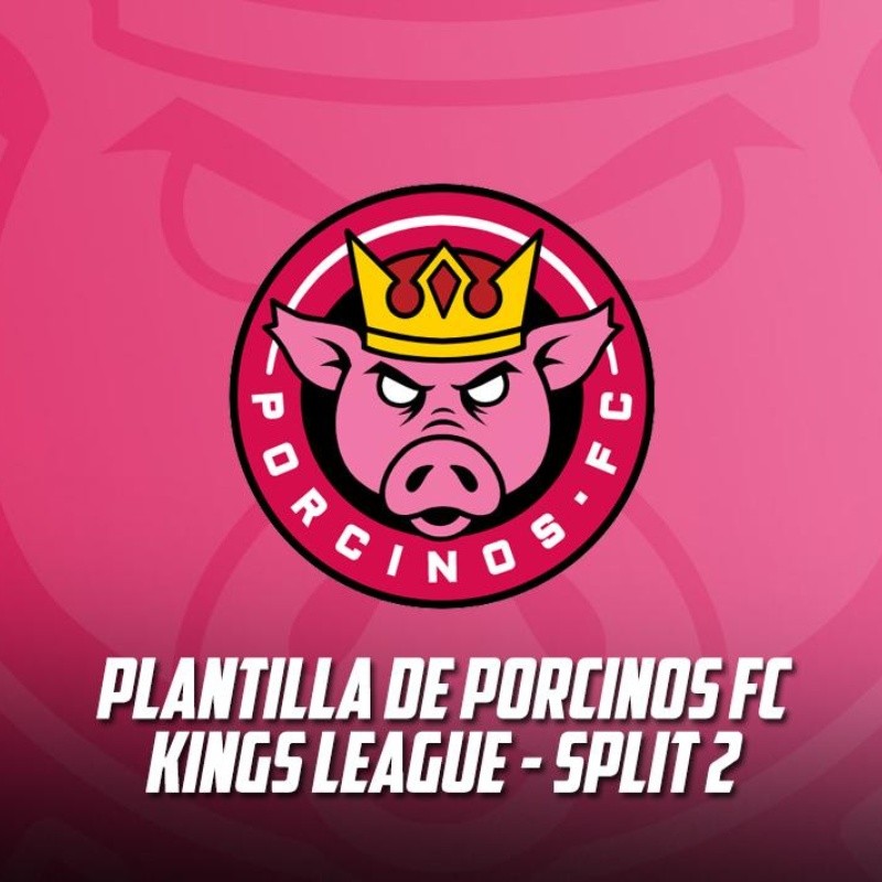 Porcinos FC: Plantillas y jugadores del equipo de Ibai para el segundo split de la Kings League