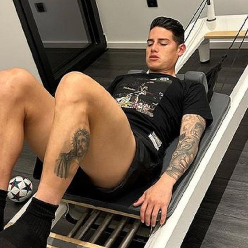 Las cuatro fotos de James Rodríguez en España que sorprenden a Colombia