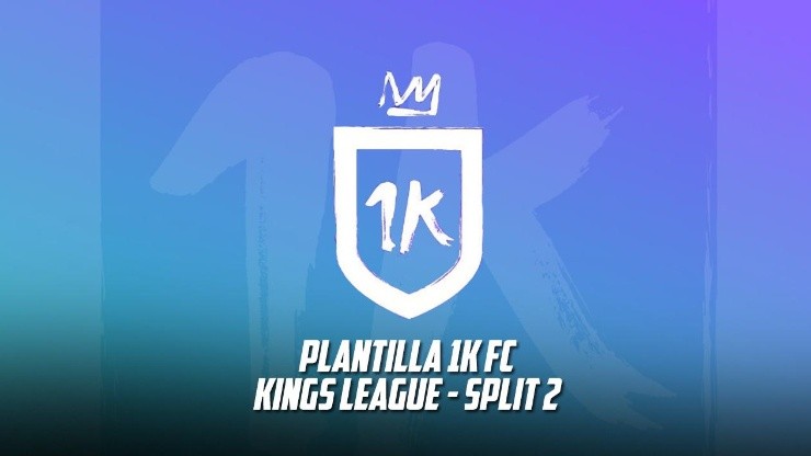 Plantilla y jugadores de 1K FC, el equipo de Iker Casillas, para el segundo split de la Kings League