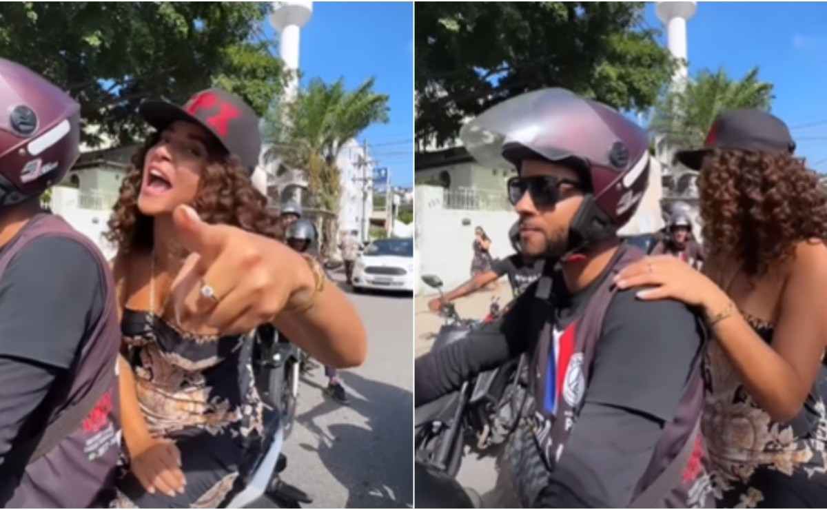 “grave breach”;  Domitila Barros and Fred Nicasio were disqualified from BBB 23 for riding a motorcycle without a helmet and receiving a warning from Detran RJ