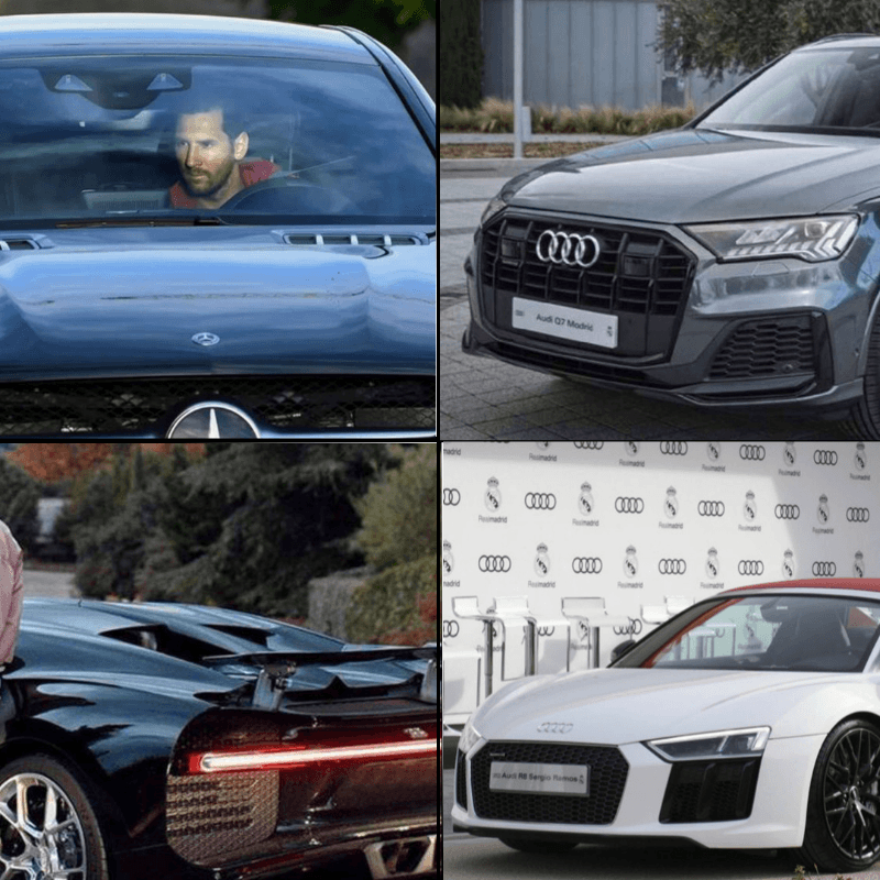 Los increíbles autos de lujo que poseen los mejores futbolistas del mundo