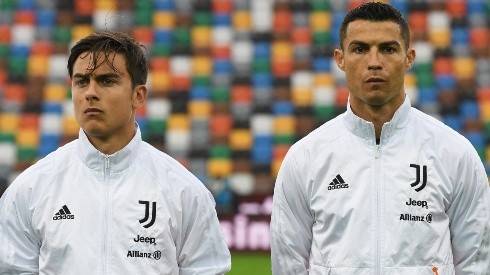 Paulo Dybala y Cristiano Ronaldo en la época que fueron compañeros en Juventus.