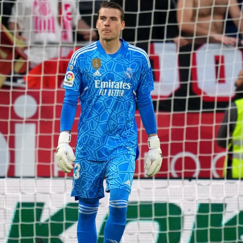 Lunin, el apuntado por la derrota del Madrid ante el Girona