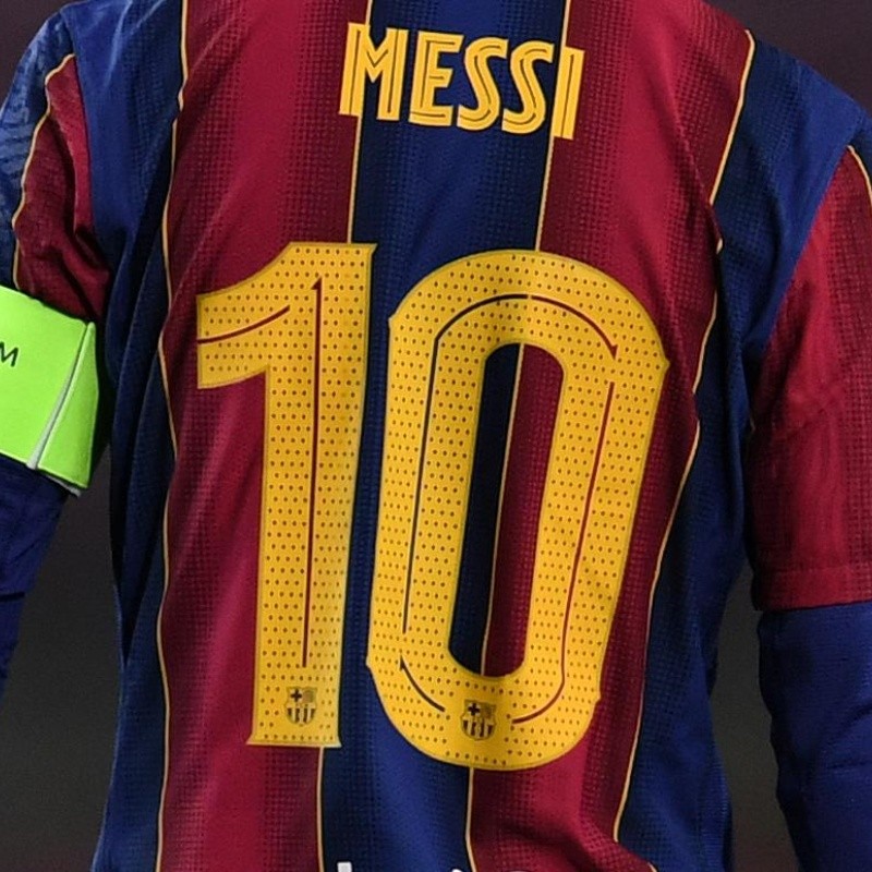 La camiseta que utilizaría Lionel Messi en su vuelta al FC Barcelona