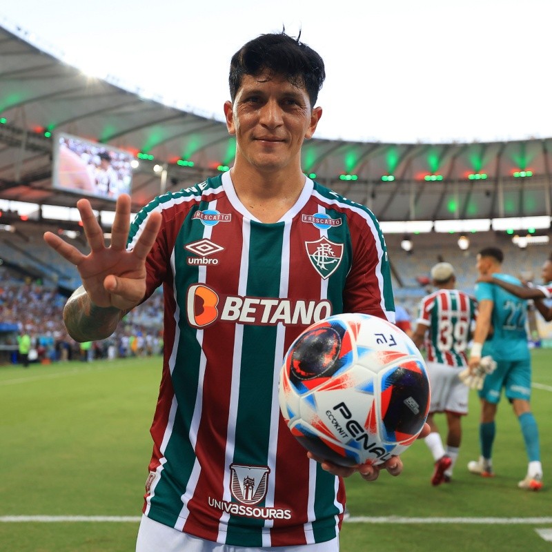 La impresionante marca que alcanzó Germán Cano en Fluminense antes de jugar con River