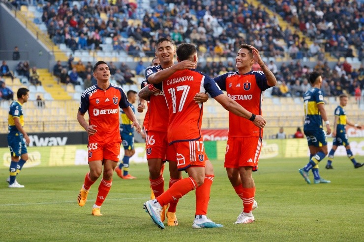 Casanova anotó en el último triunfo de la U | Foto: Photosport Casanova anotó en el último triunfo de la U | Foto: Photosport