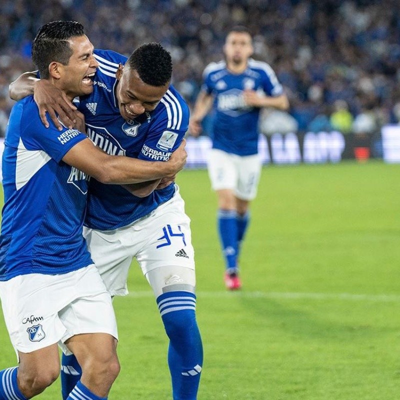 Fue un partidazo: Millonarios lo sufrió al final, pero le ganó el clásico al América de Cali