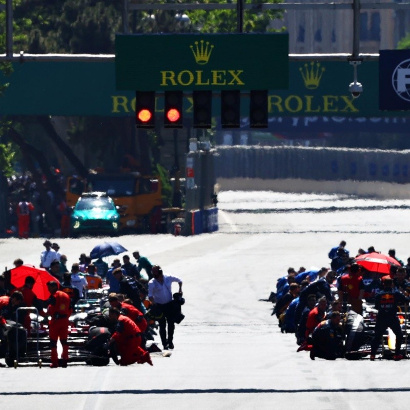 Parrilla de salida para el GP de Azerbaiyán 2023 en la carrera del domingo por la F1