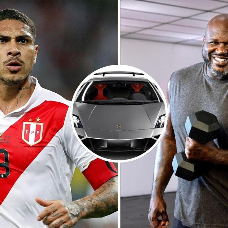 ¡No te lo imaginarías nunca! El Superdeportivo que tienen en común Shaquille O'Neal y Paolo Guerrero