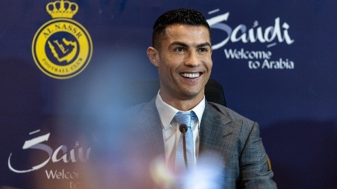 Ronaldo en su primer día con Al Nassr.