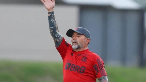 Sampaoli no Flamengo - Foto: Twitter oficial do Flamengo