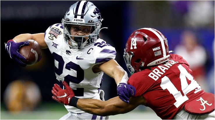 Vaughn con Kansas State. (Getty Images)