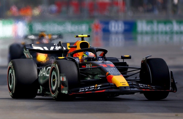 Checo Pérez obtuvo su sexta victoria en la Formula 1 (Getty Images)