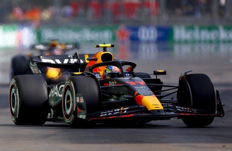 Checo Pérez obtuvo su sexta victoria en la Formula 1 (Getty Images)