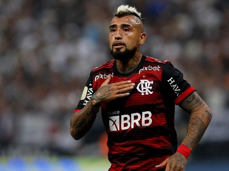 Vidal es pifiado en la derrota de Flamengo ante Botafogo en el Maracaná