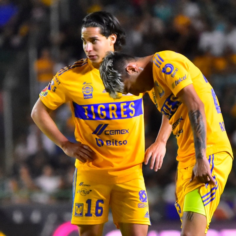 Tigres sufre goleada y las redes sociales no perdonan a Diego Lainez