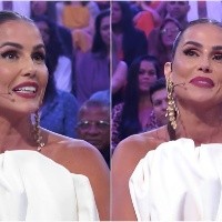 Deborah Secco não segura as lágrimas após receber declaração de Xuxa