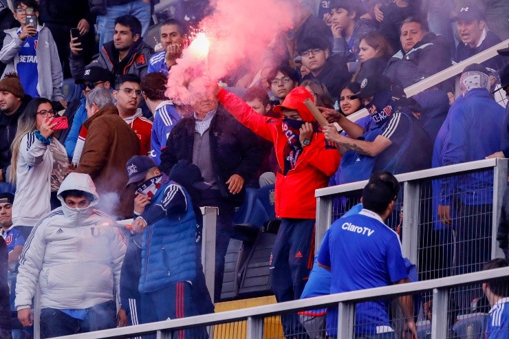 Serios incidentes se vivieron en Concepción | Foto: Photosport 