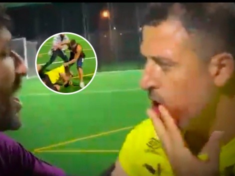 VIDEO | Jugador que practica box FRACTURA mandíbula a árbitro