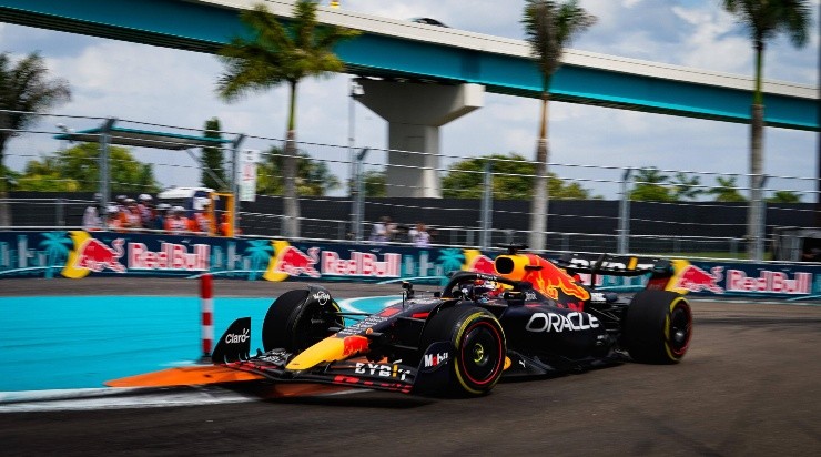 Mad Max, en acción en el último GP de Miami. (IMAGO)