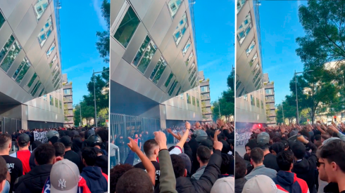 VIDEO | Sin control: los barras del PSG cantaron contra Messi y fueron a buscar a Neymar a la casa