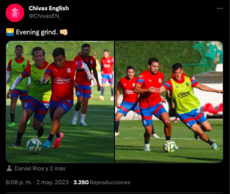 Daniel Ríos vuelve con Chivas | Twitter