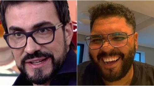 Foto 1: Reprodução/Globo | Foto 2: Reprodução/Instagram de Paulo Vieira