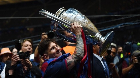 Lionel Messi, con más Champions League que el PSG.