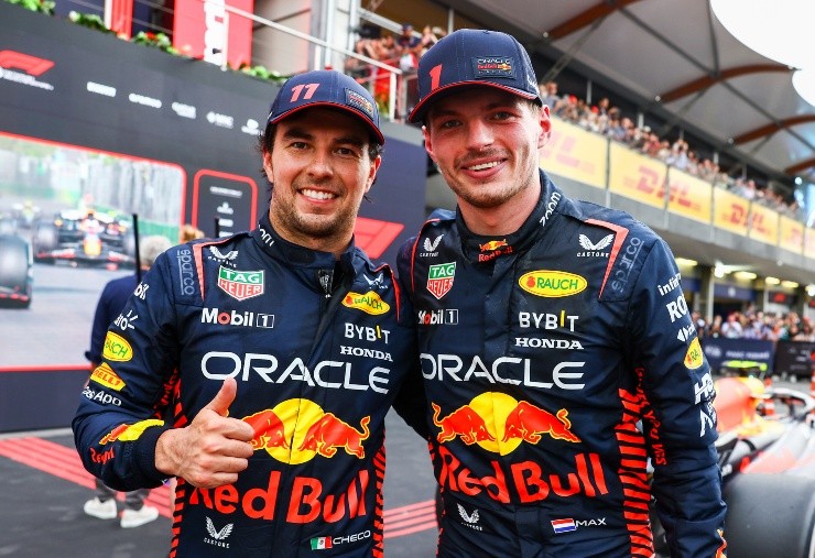 Checo y Verstappen han ganado dos carreras cada uno (Getty Images)