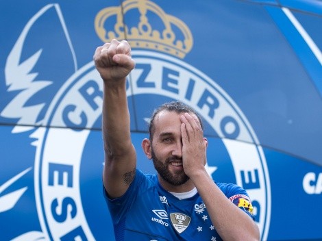 Hernán Barcos deixa Atlético-MG 'louco' e relembra boa passagem pelo Cruzeiro