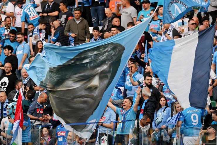 Bandera de Maradona (Foto Getty)