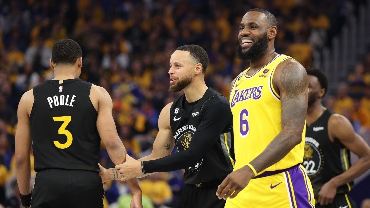 Golden State Warriors y Los Angeles Lakers se enfrentan por los Playoffs 2023 de la NBA.