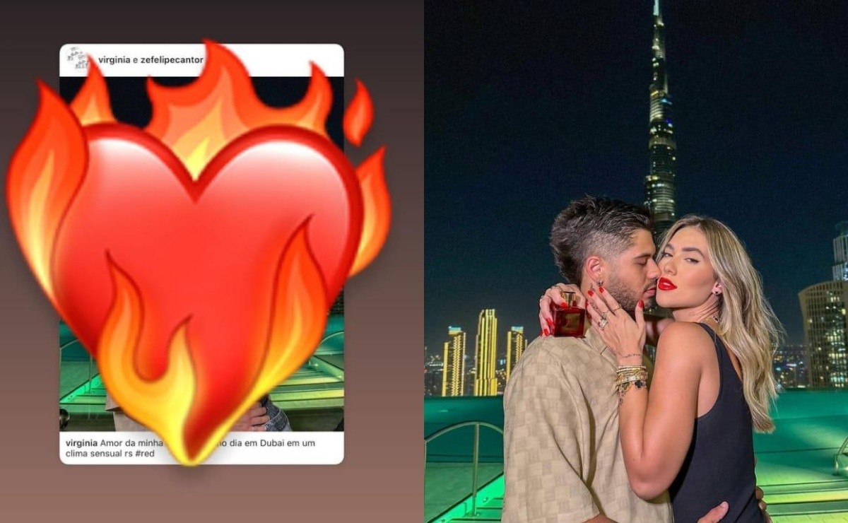 “sensual mood”;  Virgínia Fonseca and Zé Felipe post a romantic photo, and fans react