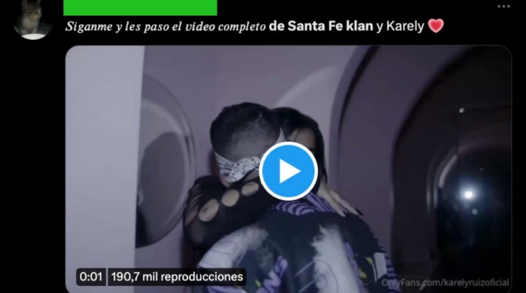 Filtrarron el video de Santa Fe Klan y Karely Ruiz de Onlyfans