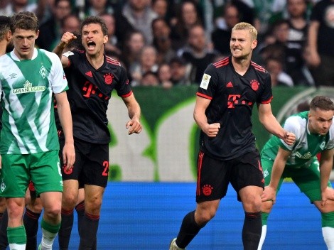 Sin brillar, Bayern Múnich se mantiene en lo más alto de la tabla al vencer a Werder Bremen