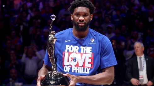 Joel Embiid received the MVP award ahead of game 3