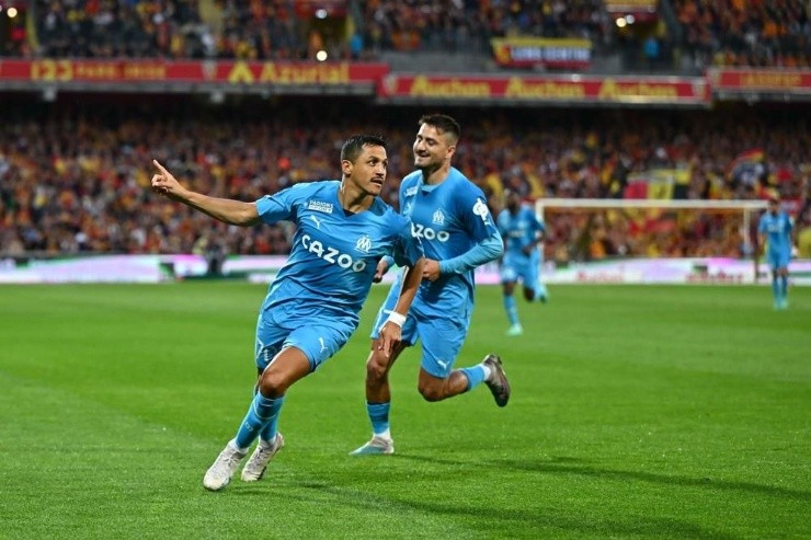 Sánchez celebrando su gol mal anulado | Foto: Archivo 