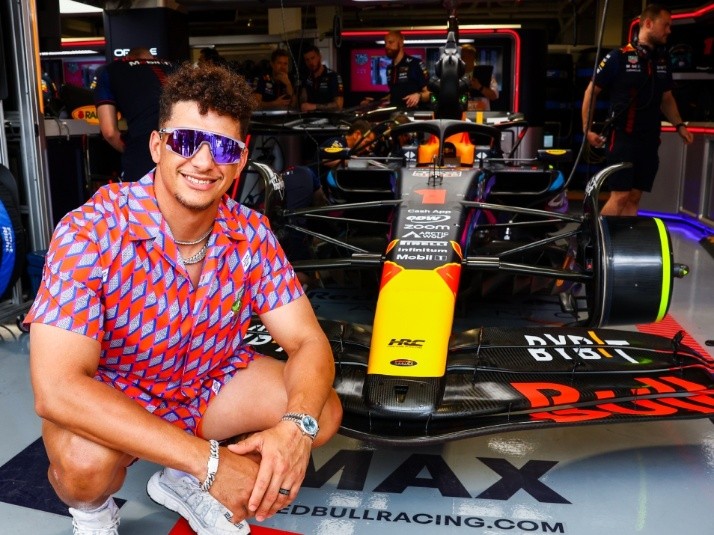 Patrick Mahomes was the lucky charm at Miami GP for Checo Perez and Max  Verstappen