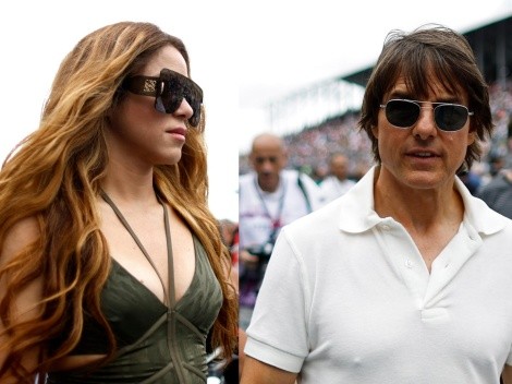 ¿Nuevo romance? Shakira estuvo con Tom Cruise en el GP de Miami