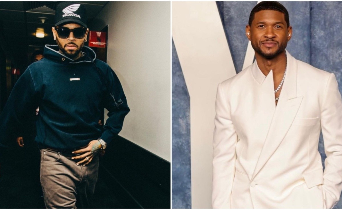 Chris Brown and Usher fight in a US parking lot;  The singer was the cause of the dispute