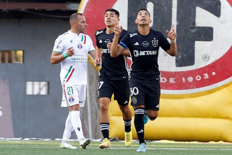 Palacios quiere volver a los goles en la U | Foto: Photosport 