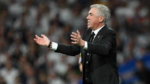 Carlo Ancelotti en dirección de Real Madrid.